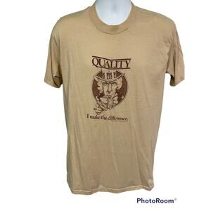 VTG ‘81 Reynolds Uncle Sam Quality I make the difference Single Stitch XL Shirt